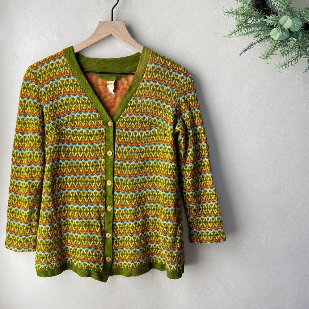 Vintage Beeline Fashions Knitted Cardigan
